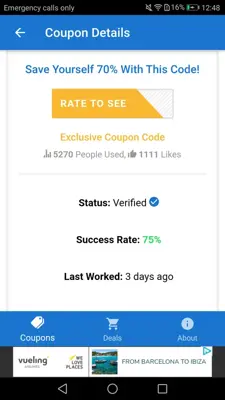 Walmart's Coupons android App screenshot 0